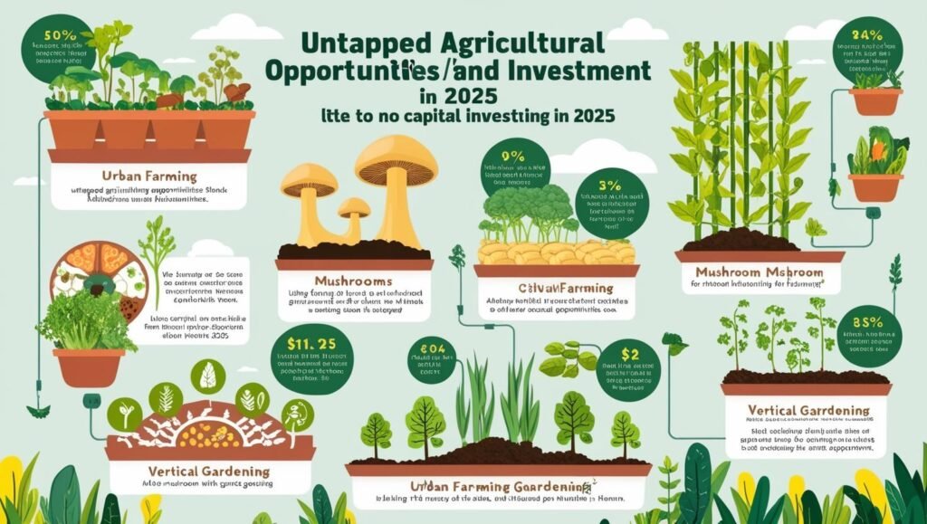 7 Untapped Agricultural Opportunities You Can Start With Little or No Capital in 2025